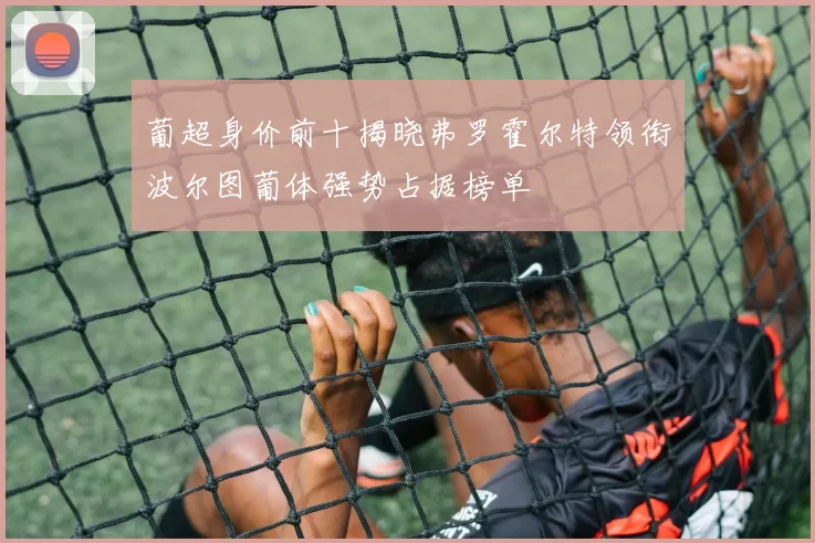 葡超身价前十揭晓弗罗霍尔特领衔波尔图葡体强势占据榜单